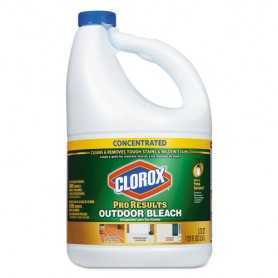 Clorox Outdoor Bleach, 120 oz Bottle, 3/Carton