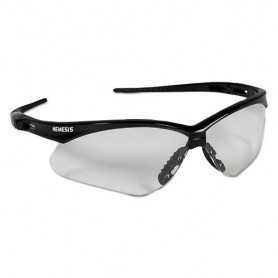 Kleenguard Nemesis Safety Glasses, Black Frame, Clear Lens