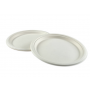 Boardwalk Bagasse Molded Fiber Dinnerware, Plate, 10" Diameter, 500/Carton