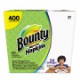 Bounty Quilted Napkins, 1-Ply, 12.2 x 12, White