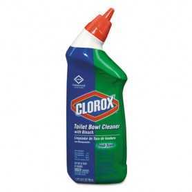 Clorox Toilet Bowl Cleaner with Bleach, 24oz Bottle