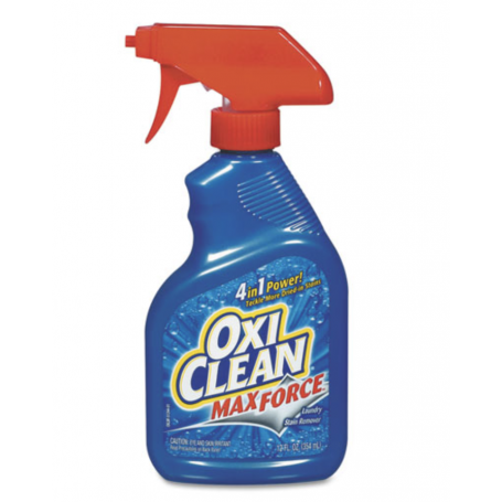 OxiClean Max Force Stain Remover, 12oz Spray Bottle, 12/Carton