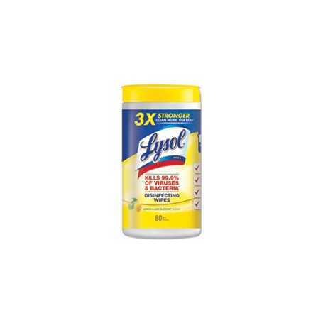 Disinfecting Wipes, 7 x 8, Lemon and Lime