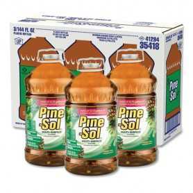 Pine-Sol Multi-Surface Cleaner Disinfectant, 144oz Bottle, 3 Bottles/Carton