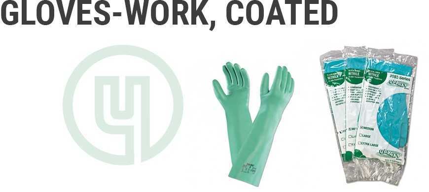 Gloves-Work, Coated